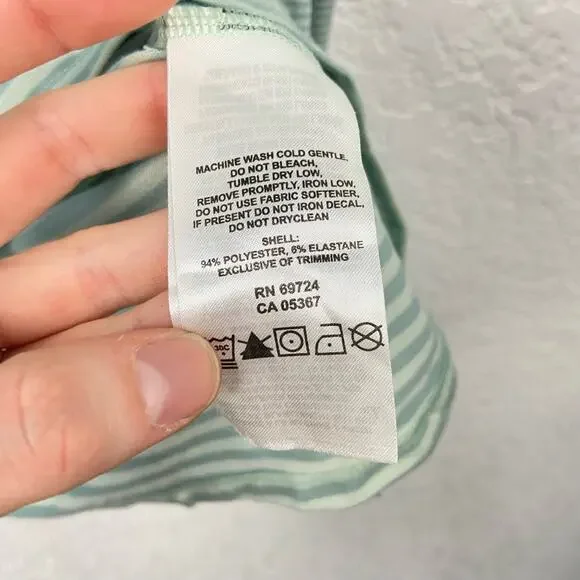 Sierra nevada stripe quarter zip pullover sweatshirt large - Picture 6 of 6